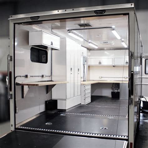 wall cabinets for enclosed trailer